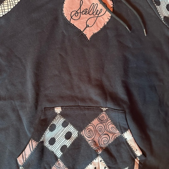 Disney Women's Patchwork Hoodie - Black and Brown - Picture 3 of 12